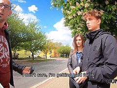 Tsjechisch, Hd, Geld, Gezichtspunt, Realiteit, Tatoeage, Tiener, Tieten likken