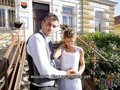 Lucas & Sarah Kay get their cocks out in a wedding fuck frenzy