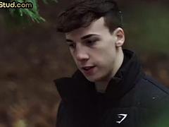 素人, イく瞬間, ゲイ, 筋肉, アウトドア, スパンキング, ティーン