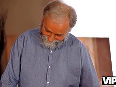 Older geography teacher fools around with Czech teen Vinna Reed