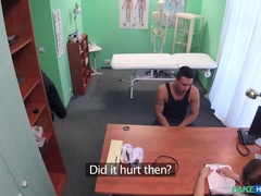 Cul, Gros seins, Léchez, Infirmière, Bureau, Pov, Chatte, Uniforme