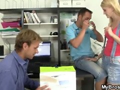 Amateur, Blonde, Attrapée, Tromperie, Hard, Seins naturels, Chatte, Adolescente