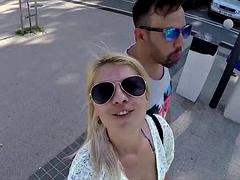 デカチン, デカパイ, ブロンド, 中出し, ヨーロピアン, 指いじり, 淫乱熟女, ルーマニア人