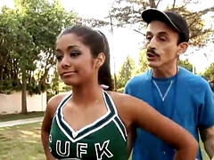 Mamada, Morena, Semen en la boca, Polla, Sucio, Al aire libre, Bomba, Afeitado