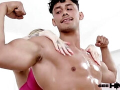 Josue Fit Fucks Ashlyn Angel Hardcore - Tuxedo Sex & Blowjob