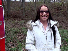 素人, アナル, 車, チェコ