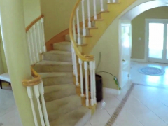 ブロンド, フェラチオ, Hd, シャワー, ティーン, 三人, オッパイの