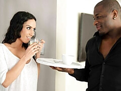 デカ尻, デカチン, デカパイ, フェラチオ, 茶髪の, バック, ガリガリ, ティーン