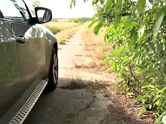 Cute amateur blonde passenger banged by fraud driver