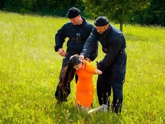 Arsch, Blondine, Hundestellung, Mann mann frau, Rasiert, Dürr, Tätowierung, Jungendliche (18+)