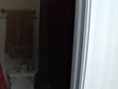 Enthousiasteling, Lieveling, Grote mammen, Blond, Geschoren, Douche