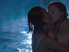 VIXEN Janice Griffith and Ivy Wolfe Sneak Into Backyard For