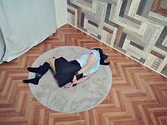 Female Police Officer Tries to Escape