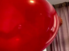 Moaning and cumming with my red ball Q24