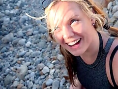 Amateur, Cul, Plage, Bizarre, Sucer une bite, Hd, De plein air, Épouse