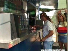 ブロンド, お婆さん, ハードコア, アウトドア, 公共, ティーン