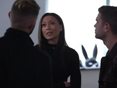 Anal, Estilo perrito, Doble penetracion, Pajear, Tacones, Coño, Medias largas, Tetas