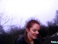 Amateur, Tir de sperme, Hd, De plein air, Pov, Public, Réalité, Rousse roux