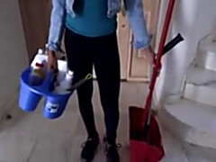 Maid catches guy playing with himself