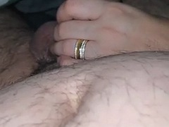 Step mom perfect handjob in the hotel room