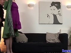 British mature tasting a load of cum