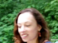 素人, お尻, デカ尻, 茶髪の, レズビアン, アウトドア, オマンコ, ティーン