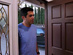 Grosse titten, Blondine, Blasen, Paar, Handjob, Hardcore, Lingerie, Milf