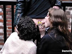 アナル, フェラチオ, 浮気する, ダブル開発, Hd, ポルノスター, 三人, 妻