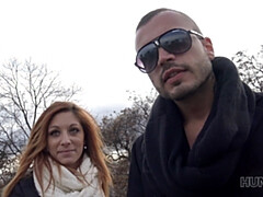 Tschechisch, Hd, Geld, Piercing, Öffentlich, Realität, Rotschopf, Jungendliche (18+)