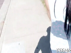 En levrette, Européenne, Hd, Léchez, Rugueux, Criant, Adolescente