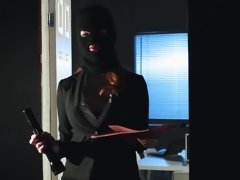フェラチオ, イギリス人, バック, 顔射, オフィス, 赤毛, 馬乗り, タトゥー