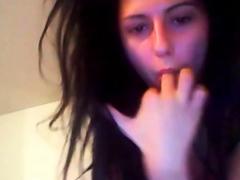 素人, 茶髪の, 指いじり, イタリア人, オナニー, 一人, ティーン, ウェブカメラ