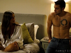 お尻, ベッドルーム, フェラチオ, 茶髪の, 浮気者, なめる, オマンコ, ショートヘア