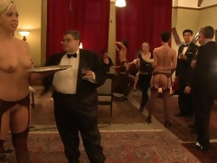 Grosse titten, Blondine, Braunhaarige, Fetisch, Lesbisch, Rotschopf, Sklave, Flotter dreier