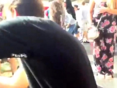 Amateur, Culo, Fetiche, Al aire libre, Público, Adolescente, Voyeur