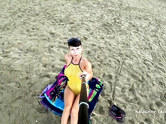 Amateur, Culo grande, Tetas grandes, Mamada, Morena, Hembra, Público, Solo