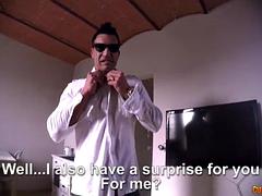 Grosser schwanz, Grosse titten, Blondine, Blasen, Hardcore, Latina, Titten