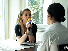 Big-breasted German MILF Sexy Susi screws amateur fan-boy, leaving her tits covered in cum