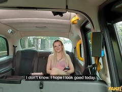 Blonde Beauty's Naughty Influencer Lust Fuels Taxi Heat