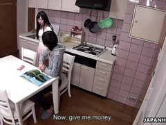 Asiatique, Cul, Sucer une bite, Brunette brune, Éjaculation interne, Tir de sperme, Japonaise, Chatte