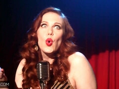 Большие сиськи, Сперма на лице, Лизание, Белье, Властные, Киски, Рыжие, Наездница