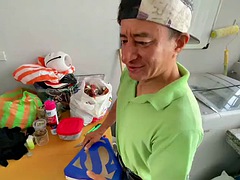 Enthousiasteling, Grote lul, Grote mammen, Stel, Hardcore, Latijnse vrouw, Slet, Tieten likken