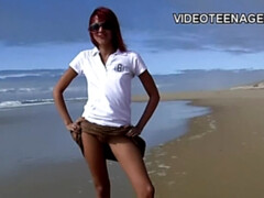 18 años, Amateur, Playa, Europeo, Nudista, Público, Coño, Realidad