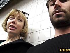 アナル, デカチン, ブロンド, フェラチオ, カワイイ, バック, ショートヘア