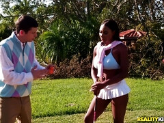 Amateur, Cul, Noire, Interracial, Masturbation, De plein air, Chatte, Pute