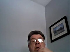 399. Dad cum on cam