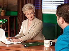 Grosser schwanz, Grosse titten, Blondine, Blasen, Hundestellung, Reif, Milf, Kurzes haar