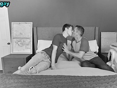 Gaydaddy barebacks tiny asshole till cumshot