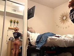 My step sista in law is fire ass hot! hidden cam