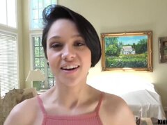Sucer une bite, Brunette brune, Hard, Hd, Pov, Adolescente, Nénés